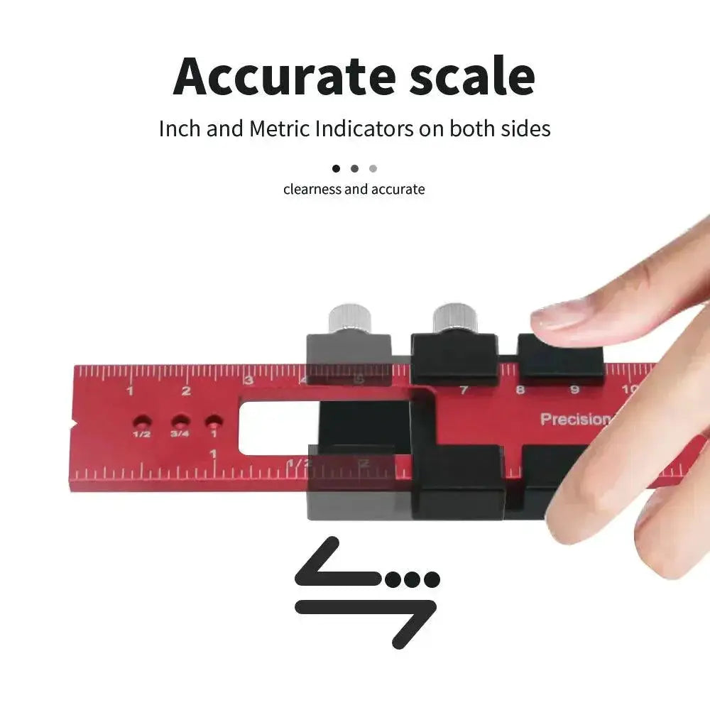 Woodworking Precision Aluminum Ruler For Accurate Layout