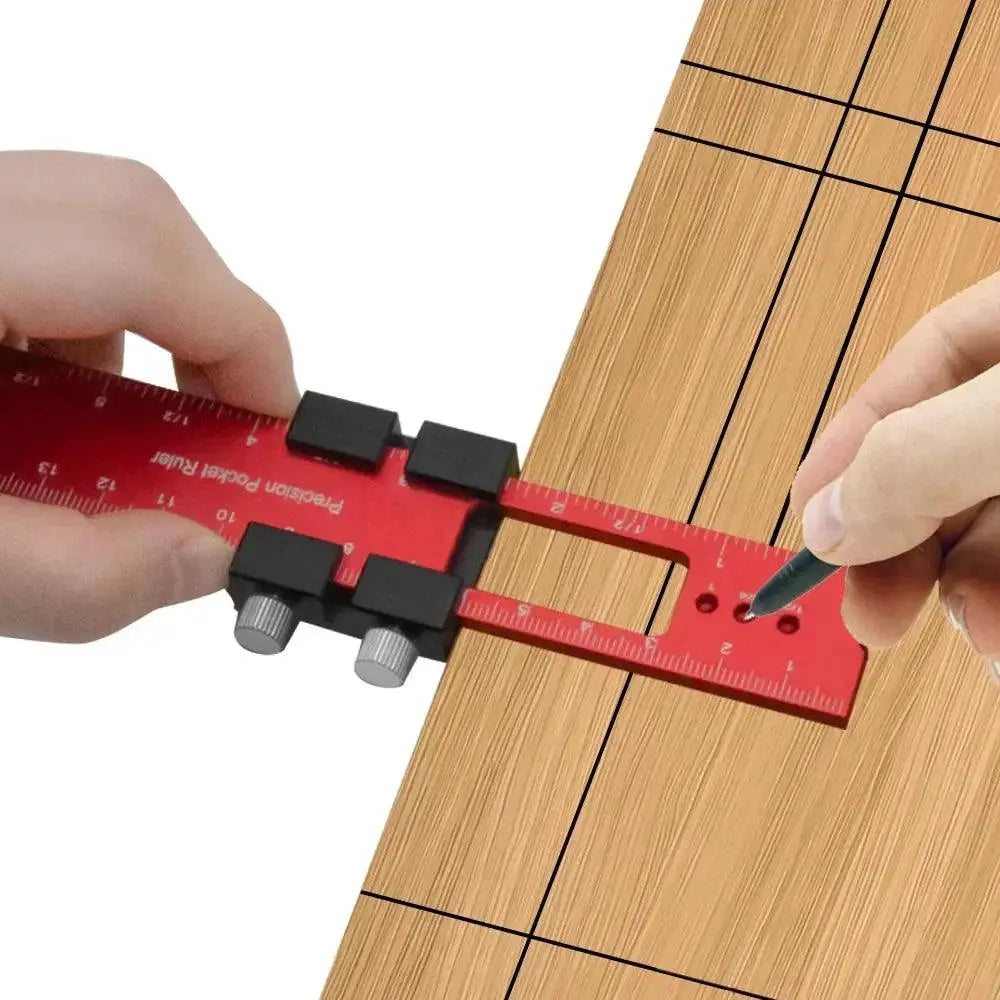 Woodworking Precision Aluminum Ruler For Accurate Layout
