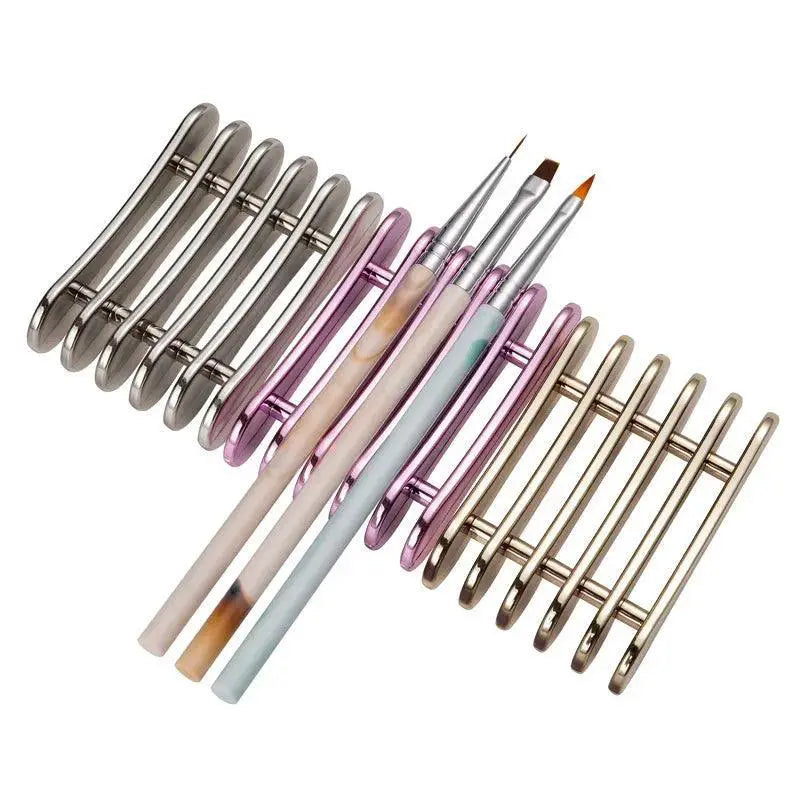 Workspace Organizer Nail Brush And Pen Holder Stand