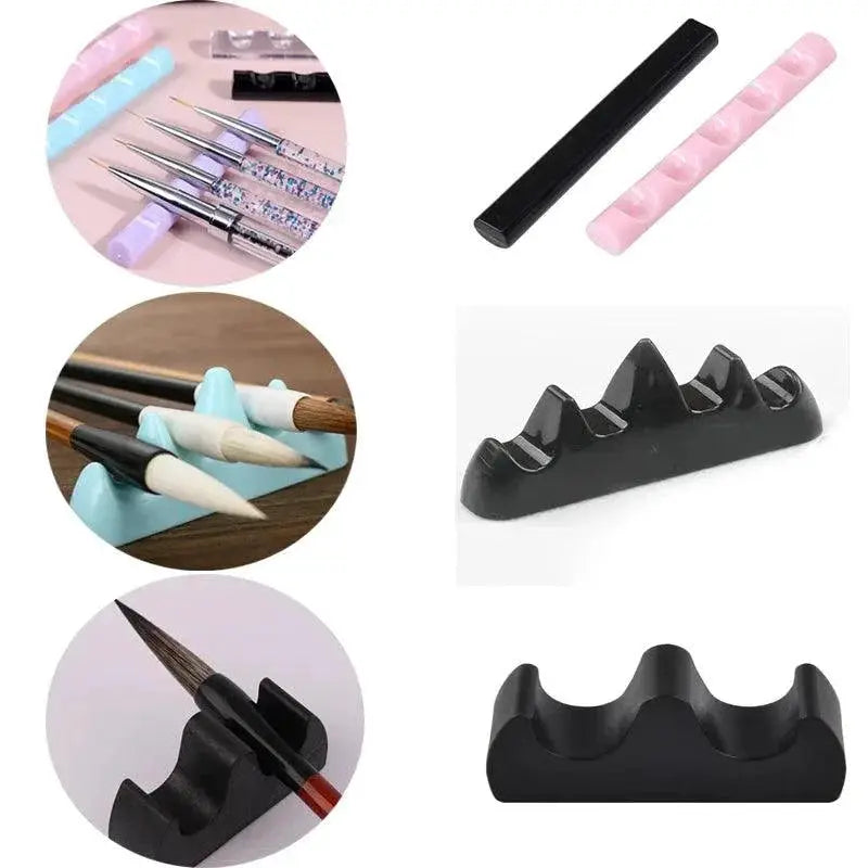 Workspace Organizer Nail Brush And Pen Holder Stand
