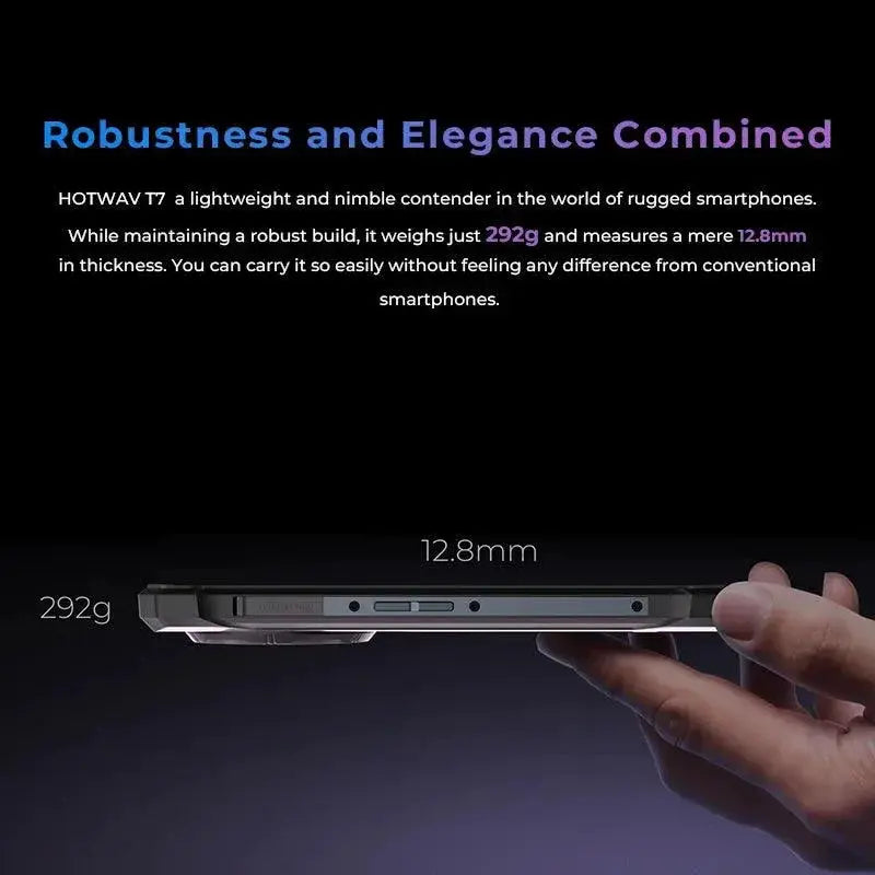 HOTWAV T7 Rugged Smartphone 6.52 Inch Display Waterproof