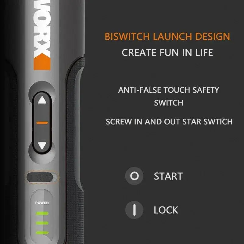 Worx 4V Mini Electrical Screwdriver Set WX240 WX242 Cordless