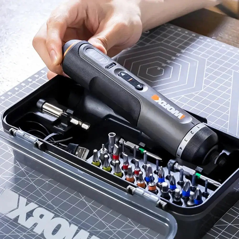 Worx 4V Mini Electrical Screwdriver Set WX240 WX242 Cordless