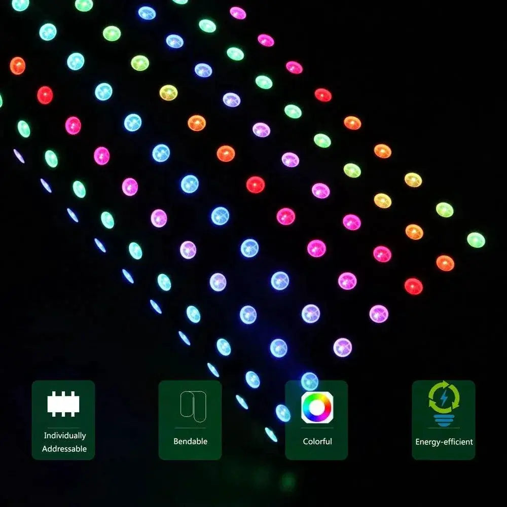 WS2812B LED Light Strip With Customizable Dynamic Effects