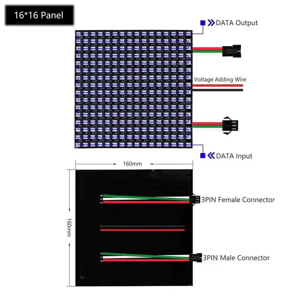 WS2812B LED Light Strip With Customizable Dynamic Effects