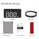 WYING M3 HUD GPS Display With Speed Alarm For Safety