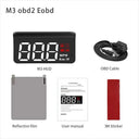 WYING M3 HUD GPS Display With Speed Alarm For Safety