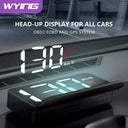 WYING M3 HUD GPS Display With Speed Alarm For Safety