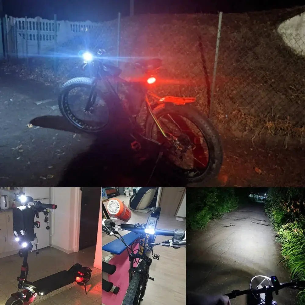 X - TIGER Waterproof USB Charging Bike Light For Bicycles