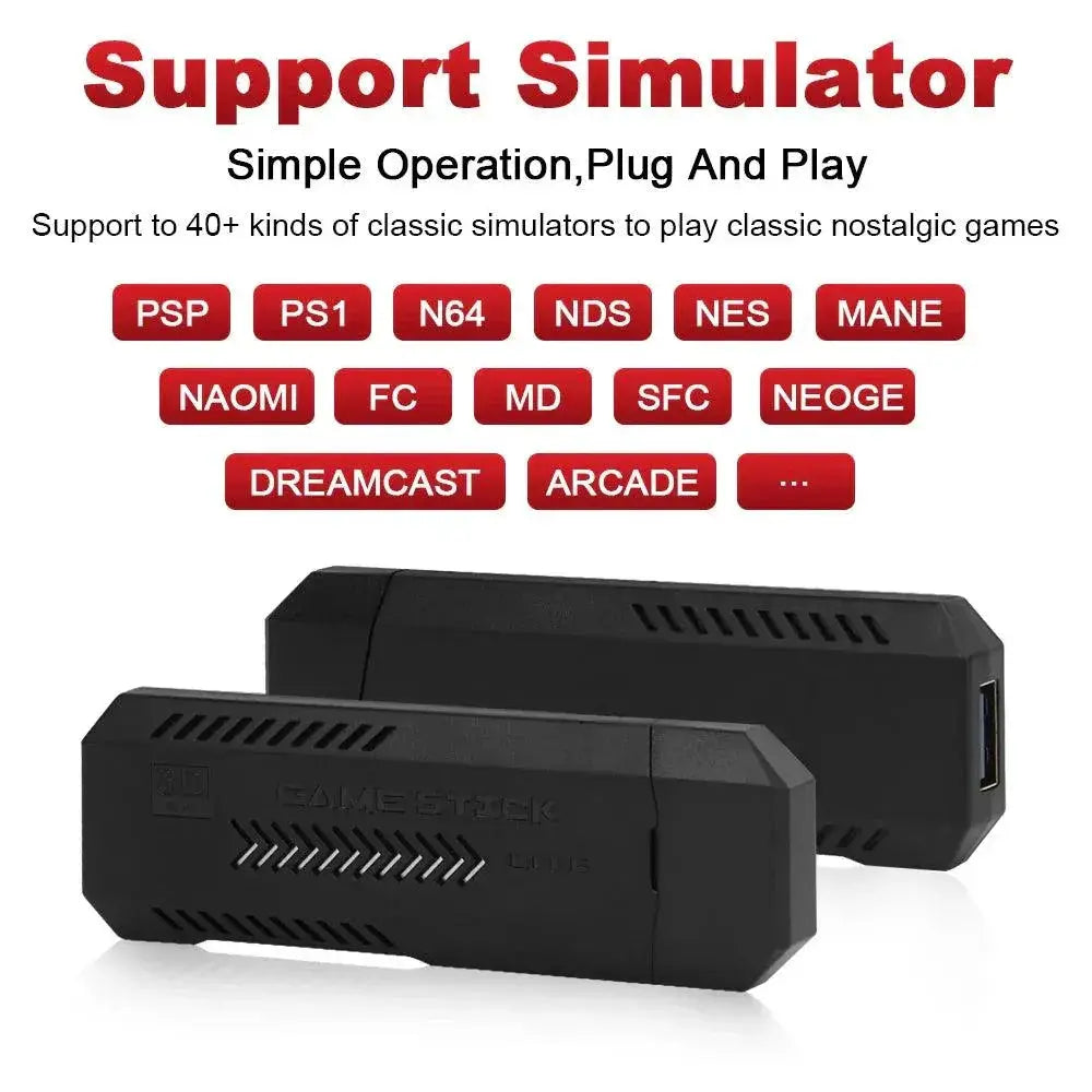 Retro Game Stick Wireless Controllers 4K Graphics Pro
