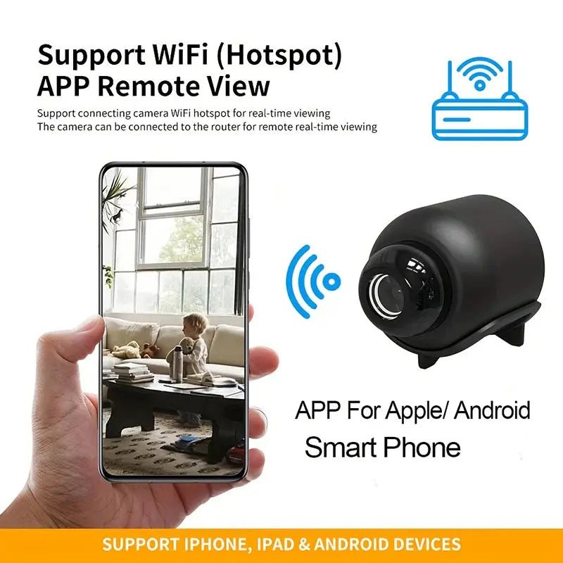 X5 Mini Camera 1080P Wireless Night Vision Crystal Clear Motion Detection
