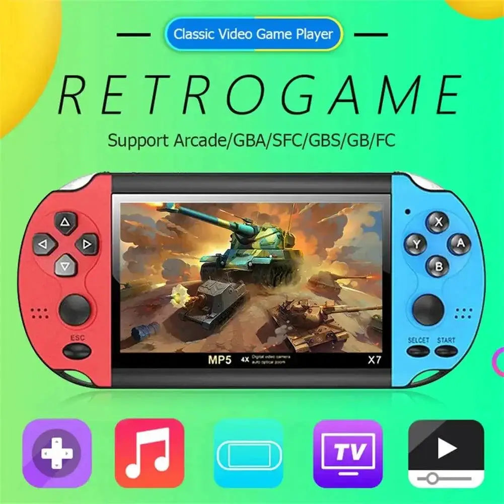 X7 Handheld Game Console 10000 Plus Video Games Portable