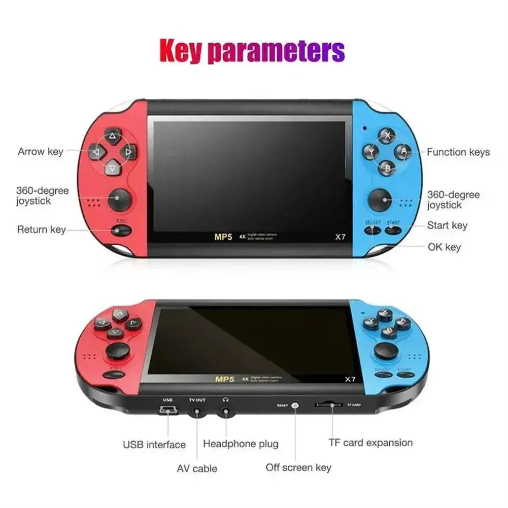 X7 Handheld Game Console 10000 Plus Video Games Portable