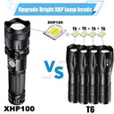 XHP100 LED Flashlight: Ultimate Outdoor Torch for Adventures
