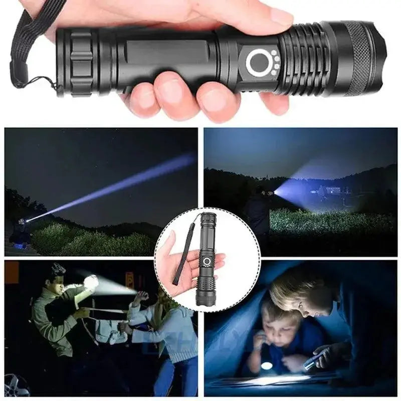 XHP100 LED Flashlight Ultimate Outdoor Torch For Adventures