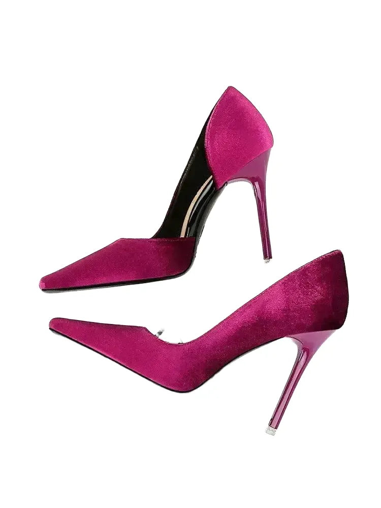 Xi Shi Elegant High Heel Evening Dress For Autumn Events - Black 40 product image
