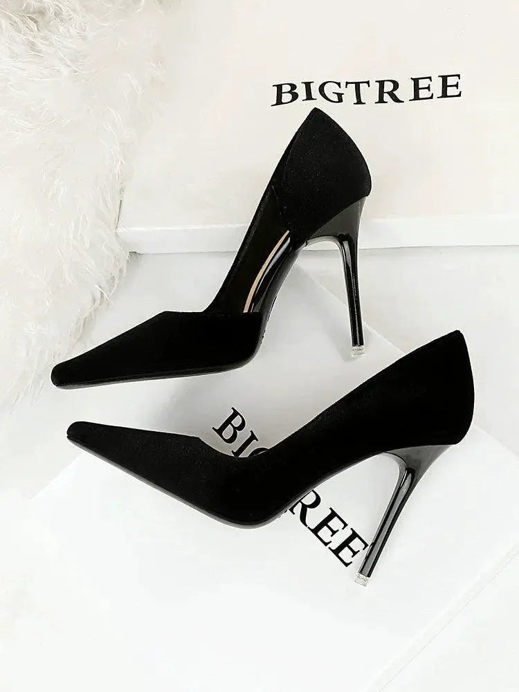 Xi Shi Elegant High Heel Evening Dress For Autumn Events