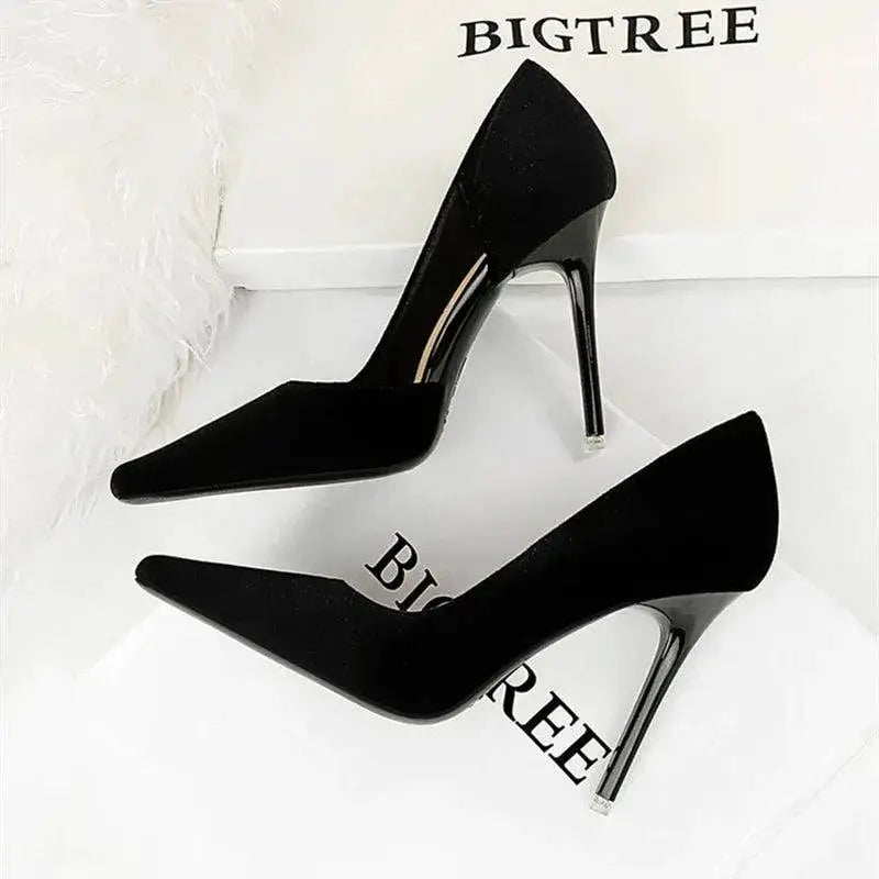 Xi Shi Elegant High Heel Evening Dress For Autumn Events