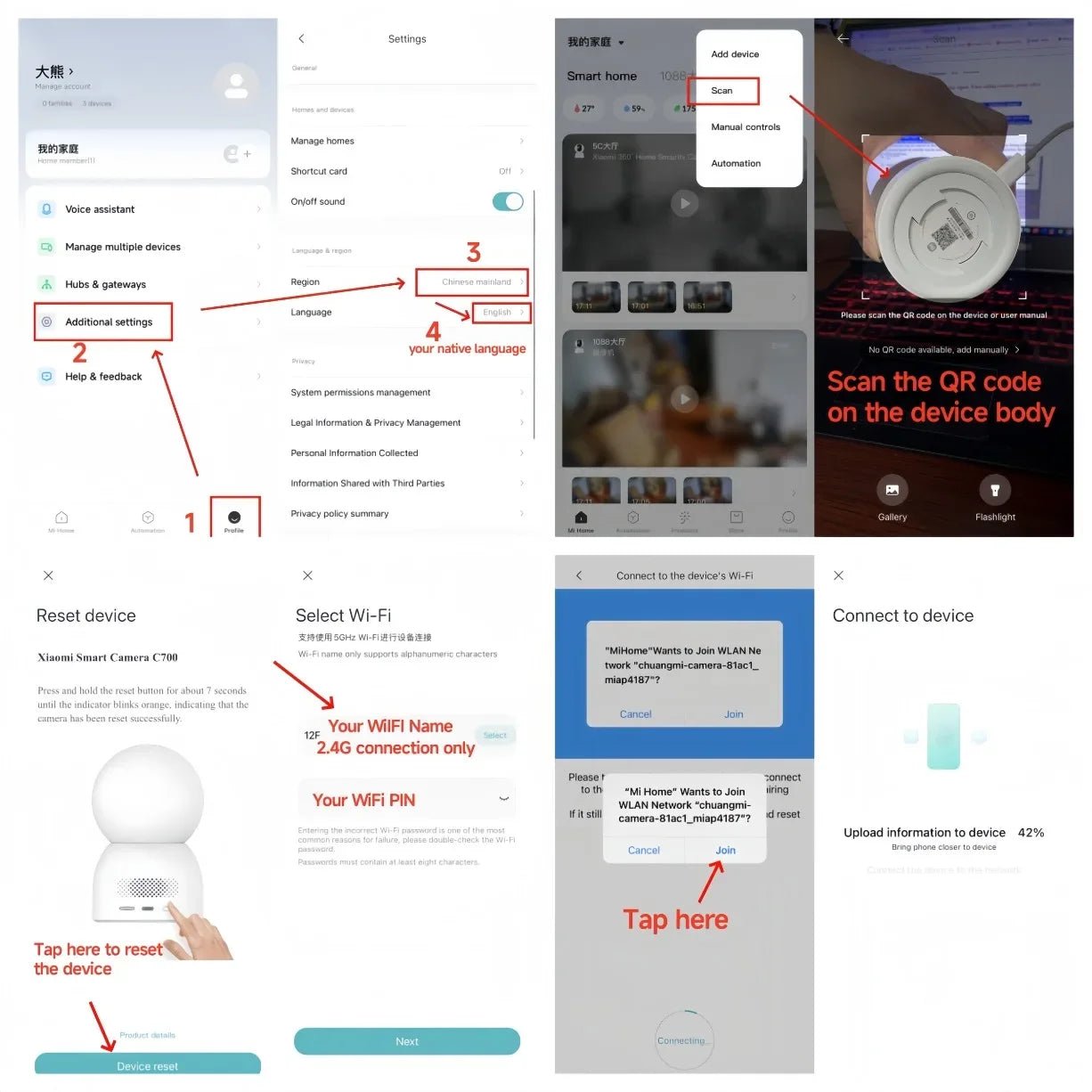 Xiaomi Mi PTZ 2K Security Camera - 360 Degree Coverage AI Detection Night Vision