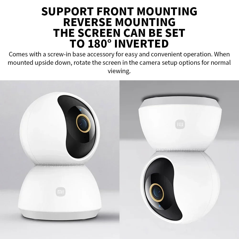 Xiaomi Mi PTZ 2K Security Camera - 360 Degree Coverage AI Detection Night Vision