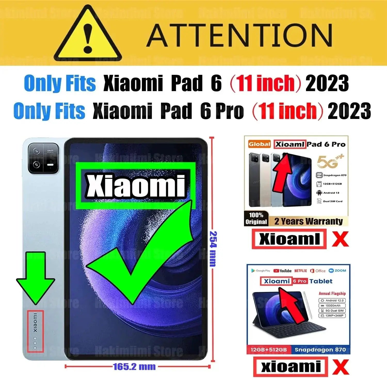 Xiaomi Pad 6 Pro Tempered Glass Protector Kit Premium