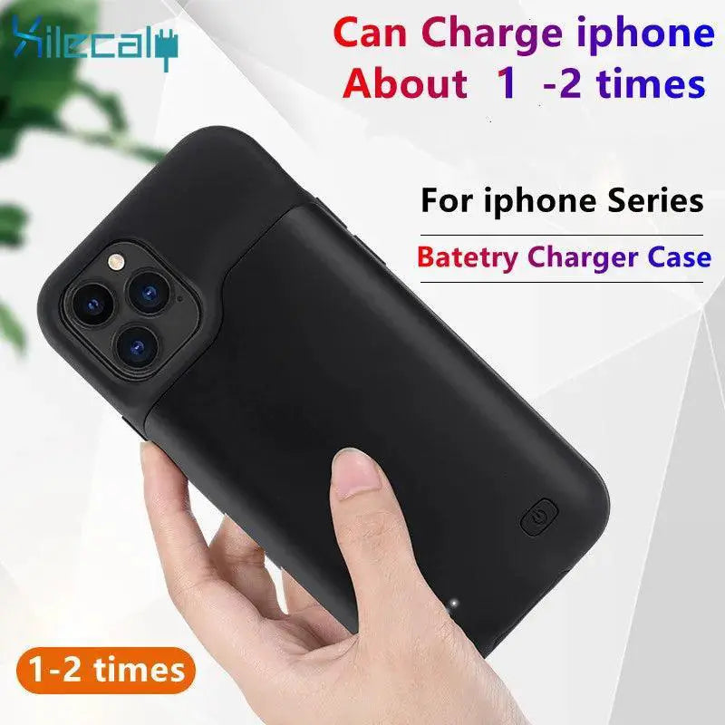 Xilecaly High Capacity Power Bank Case For iPhone 15 Pro Max