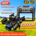 XMSJ A14 Pro Max Drone - 8K HD Dual Camera And GPS Navigation With Brushless Pro