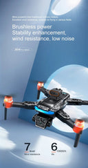 XMSJ A14 Pro Max Drone - 8K HD Dual Camera And GPS Navigation With Brushless Pro