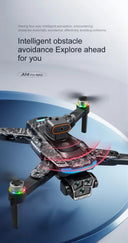 XMSJ A14 Pro Max Drone - 8K HD Dual Camera And GPS Navigation With Brushless Pro