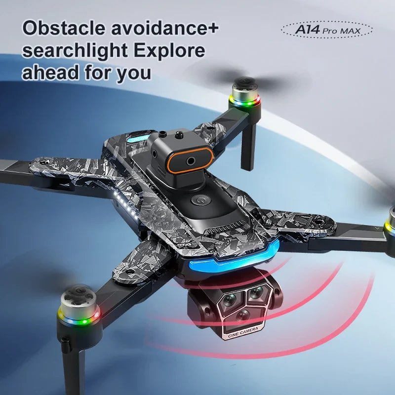 XMSJ A14 Pro Max Drone - 8K HD Dual Camera And GPS Navigation With Brushless Pro
