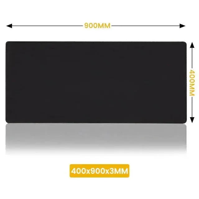 XXL Black Mouse Pad Speed And Control Gaming Accessory