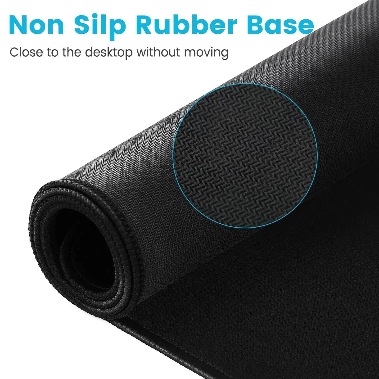 XXL Black Mouse Pad Speed And Control Gaming Accessory