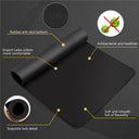 XXL Black Mouse Pad: Speed & Control Gaming Accessory