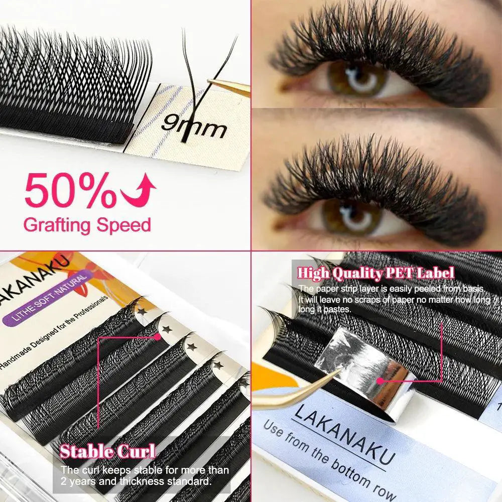 Y Shape Faux Mink Eyelashes Extension Kit Premium Quality