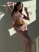 Two Piece Mesh Set for Party Nights Slim