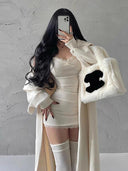 Y2K Lace Patchwork Black Bodycon Dress Statement Clubwear