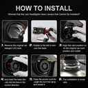 Projector Headlight: Efficient Hi Lo Beam Set