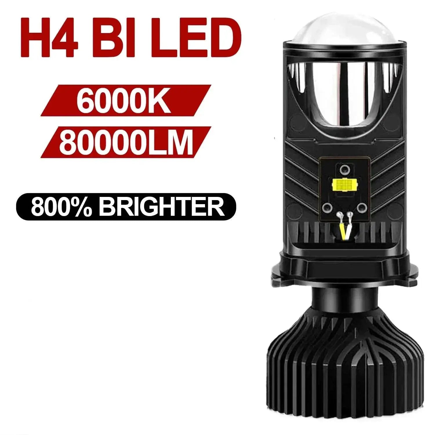 Y6D H4 LED Projector Headlight For Safer Night Driving