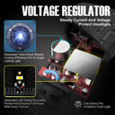 Y6D H4 LED Projector Headlight Illuminate Your Drive Safely