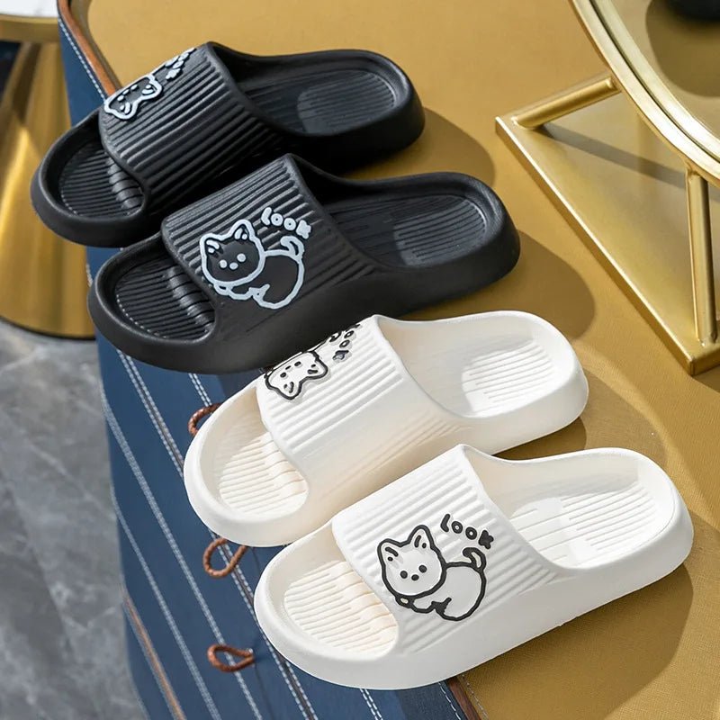 Yahwow Summer Slippers Bear Cartoon Slipper Non Slip Indoor Outdoor Comfort Fit