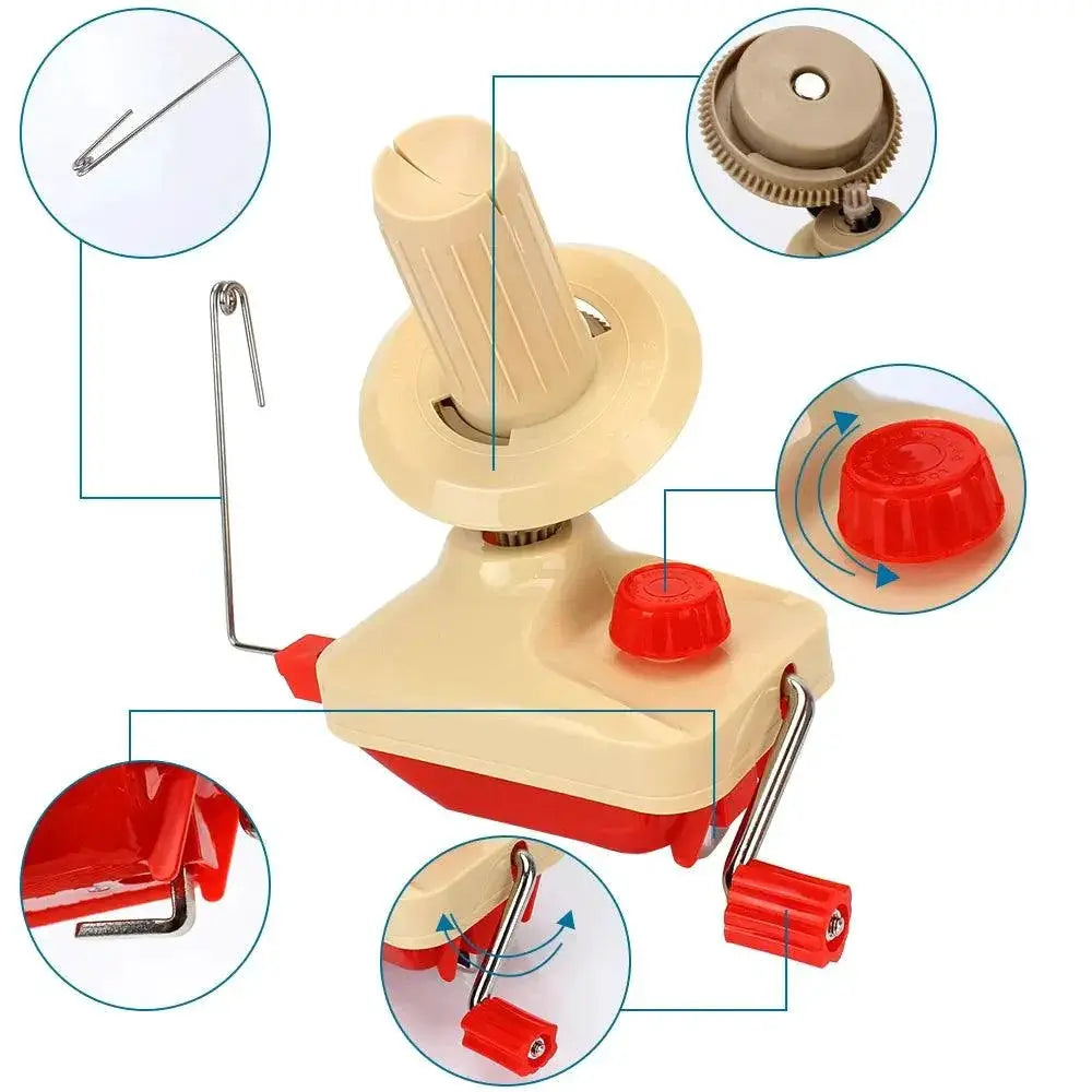 Yarn Winder Machine Handheld Ball Maker for Easy DIY Kit