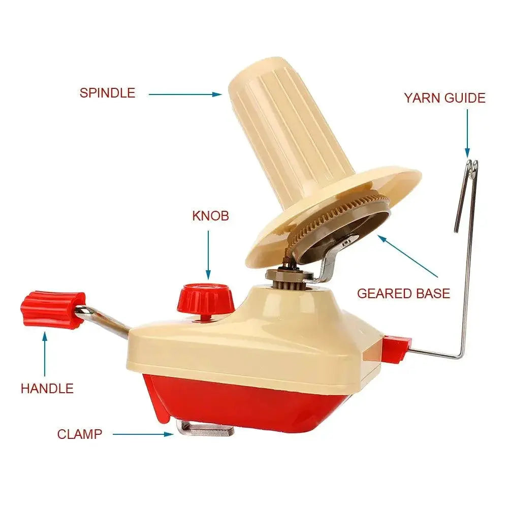Yarn Winder Machine Handheld Ball Maker for Easy DIY Kit