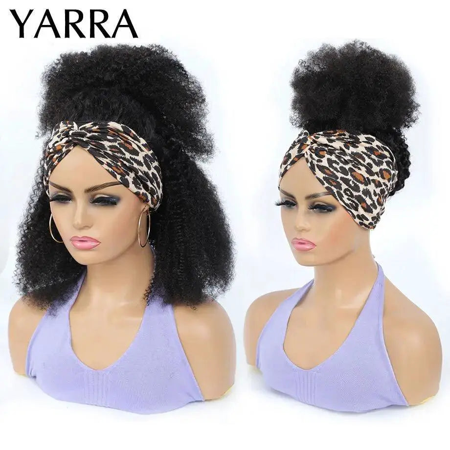 Yarra Afro Kinky Curly Wig Brazilian Remy Hair Luxurious