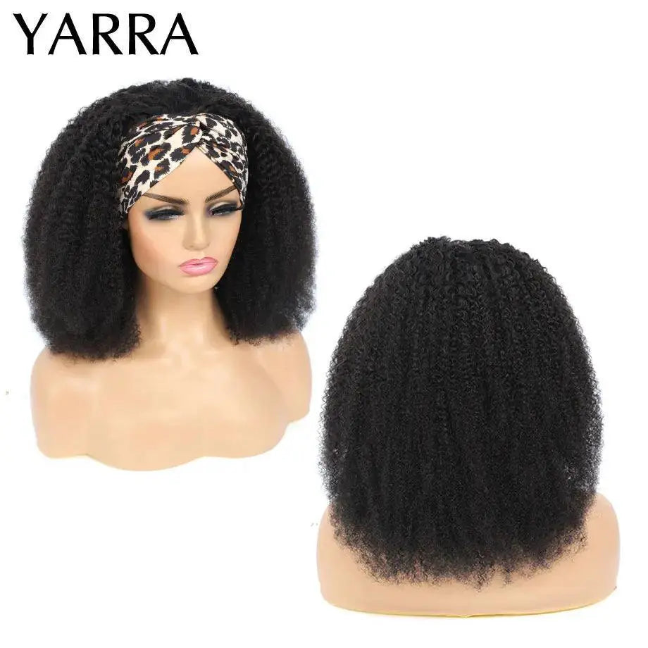 Yarra Afro Kinky Curly Wig Brazilian Remy Hair Luxurious