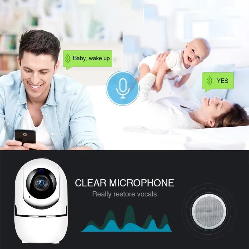 YCC365 Plus Wifi IP Camera - Auto Tracking 1620P Full Night Vision For Home CCTV