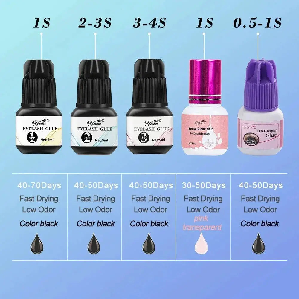 Yelix Eyelash Extension Adhesive Fast Drying Long Lasting