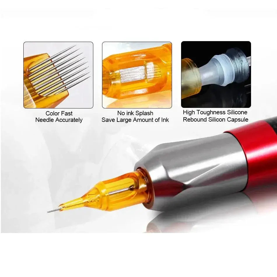 Yellow Dragonfly Tattoo Needle Set For Smooth Tattooing