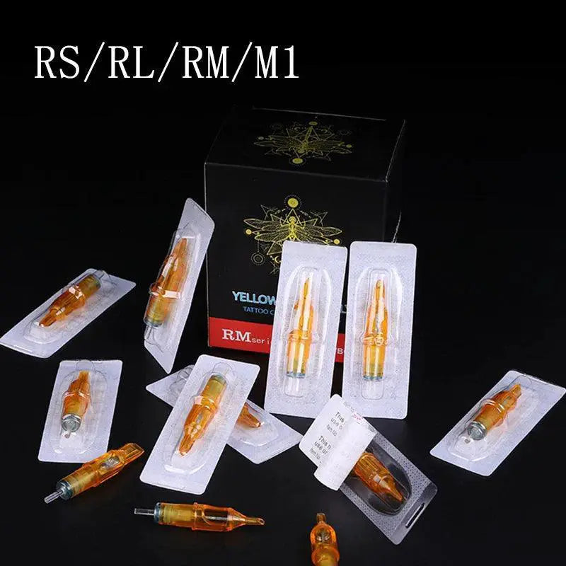 Yellow Dragonfly Tattoo Needle Set For Smooth Tattooing