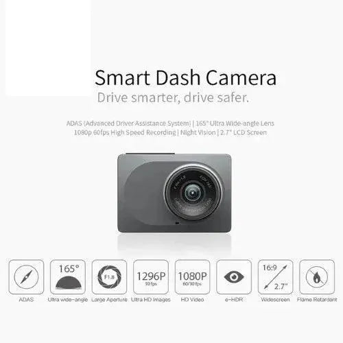 YI Smart Dash Cam Enhanced Safety Full HD 1080P Recording