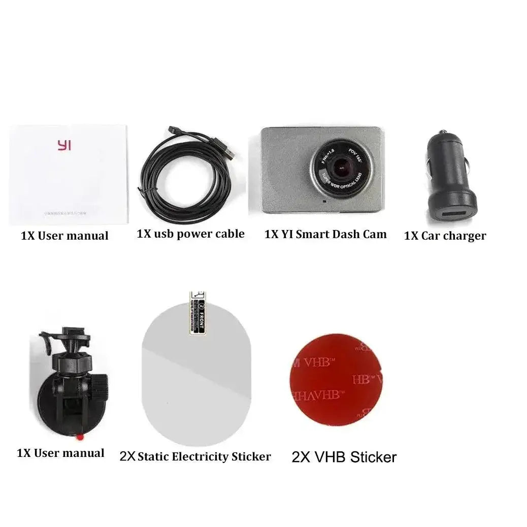 YI Smart Dash Cam Enhanced Safety Full HD 1080P Recording